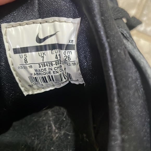 Nike Men’s Air Huarache Black Shoe Sz 8 - Picture 10 of 15